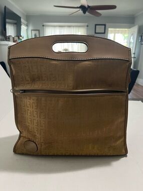 Louis Feraud Paris Leather/Canvas Bag